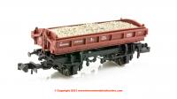 E87515 EFE Rail Mermaid 14 Ton Side Tipping Ballast Wagon number DB989334 in BR Gulf Red livery